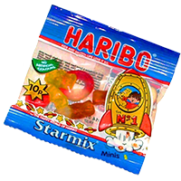 Bag of Haribo sweets picture